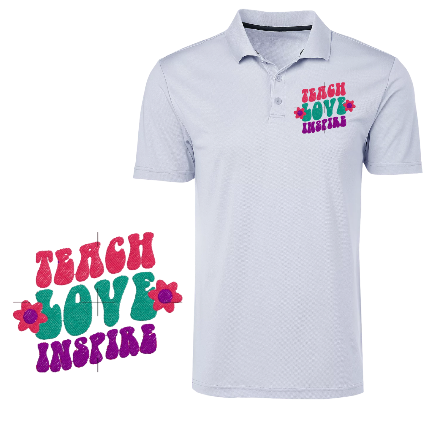 Embroidered Polo-Teacher3