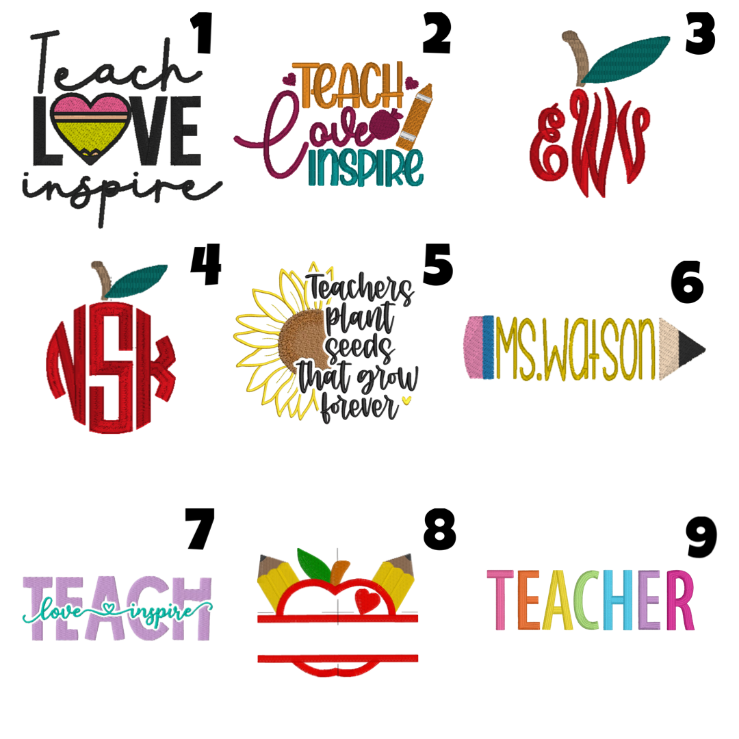Embroidered Polo-Teacher